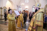 12-В Неделю 26-ю по Пятидесятнице Управляющий Усть-Каменогорской епархии совершил Литургию в главном храме Восточно-Казахстанской области