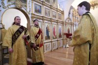 18-В Неделю 26-ю по Пятидесятнице Управляющий Усть-Каменогорской епархии совершил Литургию в главном храме Восточно-Казахстанской области