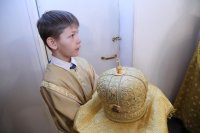 20-В Неделю 26-ю по Пятидесятнице Управляющий Усть-Каменогорской епархии совершил Литургию в главном храме Восточно-Казахстанской области
