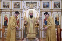 21-В Неделю 26-ю по Пятидесятнице Управляющий Усть-Каменогорской епархии совершил Литургию в главном храме Восточно-Казахстанской области