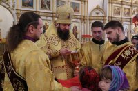 24-В Неделю 26-ю по Пятидесятнице Управляющий Усть-Каменогорской епархии совершил Литургию в главном храме Восточно-Казахстанской области