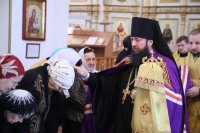 32-В Неделю 26-ю по Пятидесятнице Управляющий Усть-Каменогорской епархии совершил Литургию в главном храме Восточно-Казахстанской области