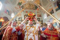 17-Глава Казахстанского Митрополичьего округа совершил великое освящение храма во имя Архистратига Божия Михаила в городе Чимкенте