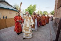 18-Глава Казахстанского Митрополичьего округа совершил великое освящение храма во имя Архистратига Божия Михаила в городе Чимкенте