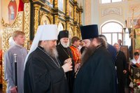 31-Глава Казахстанского Митрополичьего округа совершил великое освящение храма во имя Архистратига Божия Михаила в городе Чимкенте