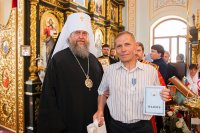 34-Глава Казахстанского Митрополичьего округа совершил великое освящение храма во имя Архистратига Божия Михаила в городе Чимкенте