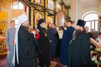 35-Глава Казахстанского Митрополичьего округа совершил великое освящение храма во имя Архистратига Божия Михаила в городе Чимкенте