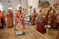 5-В день памяти великомученика и целителя Пантелеимона епископ Усть-Каменогорский и Семипалатинский Амфилохий совершил Литургию в Свято-Андреевском кафедральном соборе города Усть-Каменогорска