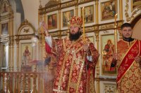 6-В день памяти великомученика и целителя Пантелеимона епископ Усть-Каменогорский и Семипалатинский Амфилохий совершил Литургию в Свято-Андреевском кафедральном соборе города Усть-Каменогорска