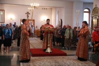 16-В день памяти великомученика и целителя Пантелеимона епископ Усть-Каменогорский и Семипалатинский Амфилохий совершил Литургию в Свято-Андреевском кафедральном соборе города Усть-Каменогорска