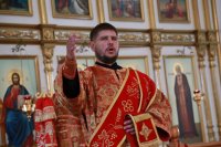 23-В день памяти великомученика и целителя Пантелеимона епископ Усть-Каменогорский и Семипалатинский Амфилохий совершил Литургию в Свято-Андреевском кафедральном соборе города Усть-Каменогорска