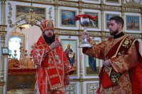 34-В день памяти великомученика и целителя Пантелеимона епископ Усть-Каменогорский и Семипалатинский Амфилохий совершил Литургию в Свято-Андреевском кафедральном соборе города Усть-Каменогорска