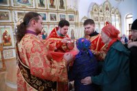 36-В день памяти великомученика и целителя Пантелеимона епископ Усть-Каменогорский и Семипалатинский Амфилохий совершил Литургию в Свято-Андреевском кафедральном соборе города Усть-Каменогорска