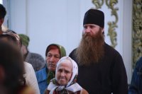 42-В день памяти великомученика и целителя Пантелеимона епископ Усть-Каменогорский и Семипалатинский Амфилохий совершил Литургию в Свято-Андреевском кафедральном соборе города Усть-Каменогорска