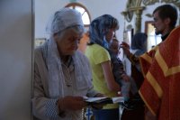 44-В день памяти великомученика и целителя Пантелеимона епископ Усть-Каменогорский и Семипалатинский Амфилохий совершил Литургию в Свято-Андреевском кафедральном соборе города Усть-Каменогорска