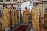 11-Архиерейская Литургия в Андреевском кафедральном соборе Усть-Каменогорска