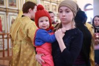 20-Архиерейская Литургия в Андреевском кафедральном соборе Усть-Каменогорска