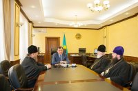 3-Митрополит Александр встретился с акимом Жамбылской области К.Н. Кокрекбаевым