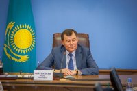 14-Митрополит Александр встретился с акимом Жамбылской области К.Н. Кокрекбаевым