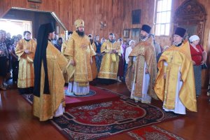 Архипастырское служение в Свято-Покровском храме города Усть-Каменогорска