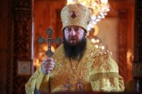 32-Архипастырское служение в Свято-Покровском храме города Усть-Каменогорска