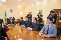 8-Митрополит Астанайский и Казахстанский Александр встретился с акимом Западно-Казахстанской области Н.А.Ногаевым