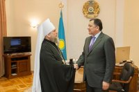 10-Митрополит Астанайский и Казахстанский Александр встретился с акимом Западно-Казахстанской области Н.А.Ногаевым