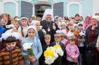 5-В Неделю о расслабленном Глава Казахстанского Митрополичьего округа совершил Литургию в Михаило-Архангельском соборе Уральска