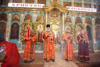 9-В Неделю о расслабленном Глава Казахстанского Митрополичьего округа совершил Литургию в Михаило-Архангельском соборе Уральска