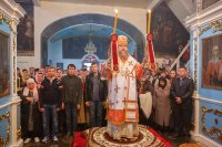 12-В Неделю о расслабленном Глава Казахстанского Митрополичьего округа совершил Литургию в Михаило-Архангельском соборе Уральска