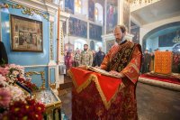 16-В Неделю о расслабленном Глава Казахстанского Митрополичьего округа совершил Литургию в Михаило-Архангельском соборе Уральска