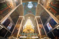 17-В Неделю о расслабленном Глава Казахстанского Митрополичьего округа совершил Литургию в Михаило-Архангельском соборе Уральска