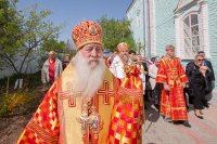 24-В Неделю о расслабленном Глава Казахстанского Митрополичьего округа совершил Литургию в Михаило-Архангельском соборе Уральска