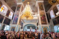 29-В Неделю о расслабленном Глава Казахстанского Митрополичьего округа совершил Литургию в Михаило-Архангельском соборе Уральска