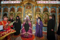 30-В Неделю о расслабленном Глава Казахстанского Митрополичьего округа совершил Литургию в Михаило-Архангельском соборе Уральска