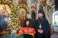 32-В Неделю о расслабленном Глава Казахстанского Митрополичьего округа совершил Литургию в Михаило-Архангельском соборе Уральска