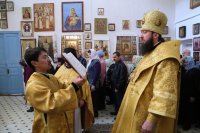 4-В день памяти преподобных схимонаха Кирилла и схимонахини Марии, родителей преподобного Сергия Радонежского Епископ Амфилохий совершил Божественную Литургию в Знаменско-Абалацком женском монастыре города Семипалатинска