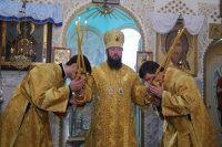 10-В день памяти преподобных схимонаха Кирилла и схимонахини Марии, родителей преподобного Сергия Радонежского Епископ Амфилохий совершил Божественную Литургию в Знаменско-Абалацком женском монастыре города Семипалатинска