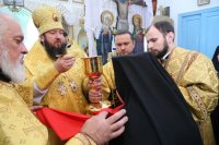 14-В день памяти преподобных схимонаха Кирилла и схимонахини Марии, родителей преподобного Сергия Радонежского Епископ Амфилохий совершил Божественную Литургию в Знаменско-Абалацком женском монастыре города Семипалатинска