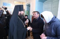 23-В день памяти преподобных схимонаха Кирилла и схимонахини Марии, родителей преподобного Сергия Радонежского Епископ Амфилохий совершил Божественную Литургию в Знаменско-Абалацком женском монастыре города Семипалатинска
