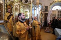 1-Служение епископа Амфилохия в Спасо-Воскресенском кафедральном соборе города Семипалатинска