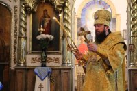 6-Служение епископа Амфилохия в Спасо-Воскресенском кафедральном соборе города Семипалатинска