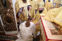 15-Служение епископа Амфилохия в Спасо-Воскресенском кафедральном соборе города Семипалатинска