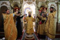 23-Служение епископа Амфилохия в Спасо-Воскресенском кафедральном соборе города Семипалатинска