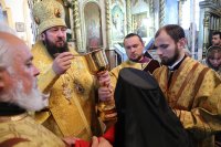 25-Служение епископа Амфилохия в Спасо-Воскресенском кафедральном соборе города Семипалатинска