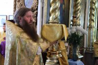 29-Служение епископа Амфилохия в Спасо-Воскресенском кафедральном соборе города Семипалатинска