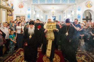 	 Продолжается паломничество Пояса Богородицы в пределах Уральской епархии. Святыня прибыла в Актюбинск