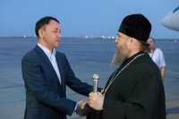 2-	 Продолжается паломничество Пояса Богородицы в пределах Уральской епархии. Святыня прибыла в Актюбинск