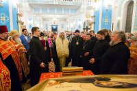 9-	 Продолжается паломничество Пояса Богородицы в пределах Уральской епархии. Святыня прибыла в Актюбинск