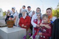 1-	 Литургия под открытым небом, посвященная прибытию Пояса Богородицы, состоялась в Благовещенском храме Актау